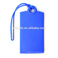 Silicone blank luggage tag